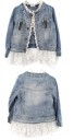 Chaqueta de niña con encaje 5