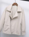 Chaqueta de piel sintética para mujer A1828 8