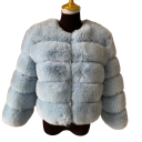 Chaqueta de piel sintética para mujer 11