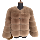 Chaqueta de piel sintética para mujer 14