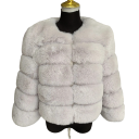 Chaqueta de piel sintética para mujer 15