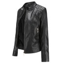 Chaqueta de piel sintética para mujer P1393 1
