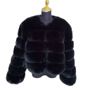 Chaqueta de piel sintética para mujer V152 1