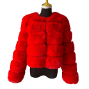 Chaqueta de piel sintética para mujer V152 3