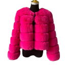 Chaqueta de piel sintética para mujer V152 12