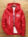 Chaqueta de primavera con capucha para hombre 2
