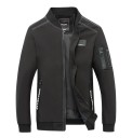 Chaqueta de primavera para hombre con cuello J2740 15 Chaqueta de primavera para hombre con cuello J2740 15