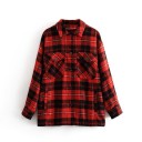 Chaqueta de transición a cuadros para mujer 4 Chaqueta de transición a cuadros para mujer 4