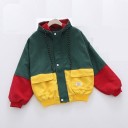 Chaqueta de transición colorida para mujer con capucha 3