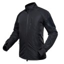 Chaqueta impermeable con capucha para hombre 4