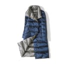 Chaqueta larga de plumas para mujer, reversible 14