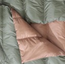 Chaqueta larga de plumas para mujer, reversible 8