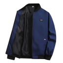Chaqueta ligera con cremallera y forro Chaqueta de transición de moda para la ciudad Chaqueta deportiva con dobladillos elásticos Chaqueta elegante para el ocio y la primavera 5