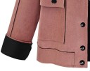 Chaqueta moderna de piel sintética para mujer 7