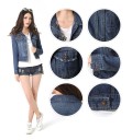 Chaqueta vaquera corta de mujer J1052 2