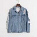 Chaqueta vaquera de mujer con un diseño interesante. 1