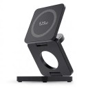 Chargeur sans fil magnétique pliable 3 en 1 Qi2.2 25 W pour iPhone Apple Watch et AirPods Support de chargement de voyage 1