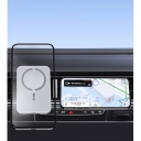 Chargeur sans fil magnétique rapide pour voiture avec support pour téléphone USB A et USB C 100W charge rapide Indicateur fort aimant câble de chargement 6