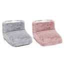 Chauffe-pieds électrique 35 x 30 x 21 cm sac doux chauffé USB 5V 10W Trois niveaux de température Chauffe-intérieur amovible et lavable 5