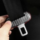 Chauffeur de ceinture de sécurité protection universelle contre les rayures 4,5 x 8,2 cm aspect carbone accessoire intérieur voiture 6