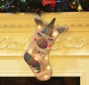 Chaussette de Noël lumineuse avec un licorne 2