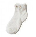 Chaussettes à chevilles pour femmes avec perles A670 18