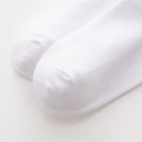 Chaussettes blanches en coton pour enfants - 5 paires 2