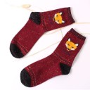 Chaussettes chaudes pour femmes - Animaux sauvages 17