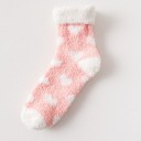 Chaussettes chaudes pour femmes avec des cœurs 14
