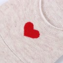 Chaussettes chevilles pour femmes avec un cœur - 5 paires 8