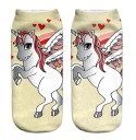 Chaussettes chevilles pour filles avec des licornes 7