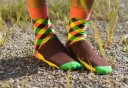Chaussettes colorées à motifs 2