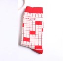 Chaussettes colorées avec impression 11