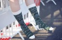 Chaussettes colorées avec impression 2