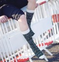 Chaussettes colorées avec impression 4