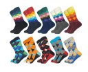 Chaussettes colorées pour hommes - 10 paires 1