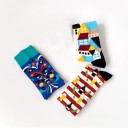 Chaussettes colorées pour hommes Adam 4