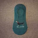 Chaussettes courtes pour hommes avec des teckels 13