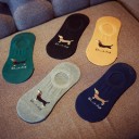 Chaussettes courtes pour hommes avec des teckels 4