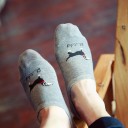Chaussettes courtes pour hommes avec des teckels 6