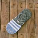 Chaussettes courtes pour hommes avec rayures et étoiles 6