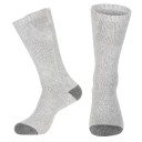 Chaussettes d'hiver chauffantes Chaussettes de ski rechargeables par câble USB Chaussettes unisexes en coton 2
