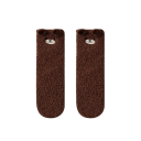 Chaussettes d'hiver pour enfants unisexes 0–5 ans Chaussettes isolées avec fourrure Chaussettes unies avec motifs d'animaux Coton 11