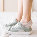 Chaussettes de cheville pour femmes avec dentelle - 5 paires 3