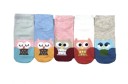Chaussettes de cheville pour femmes avec des animaux - 5 paires A673 5