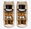 Chaussettes de cheville pour femmes avec des chiens 1