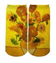 Chaussettes de cheville pour femmes avec imprimé A671 2