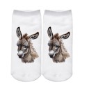 Chaussettes de cheville pour femmes avec imprimé A671 5