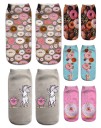 Chaussettes de cheville pour femmes - Donuts 1
