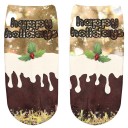 Chaussettes de cheville pour femmes - motif de Noël 4
